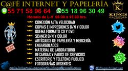 Horario de apertura Café Internet y Papeleria King's, Cuautitlán Izcalli