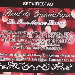 Horario de apertura SERVIFIESTAS REAL DE GUADALUPE, Tuxpan