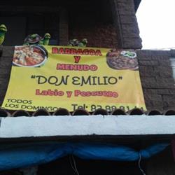 BARBACOA DON EMILIO en Santa Catarina (Mártires De Cananea) - Horario de apertura