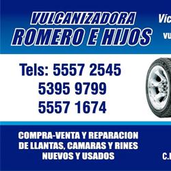 Horario de apertura VULCANIZADORA ROMERO E HIJOS, Ciudad de México
