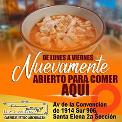 Restaurante Los Casitos en Aguascalientes (Santa Elena 2A Sección) - Horario de apertura
