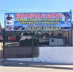 Horario de apertura Auto cristales alpha's, Tijuana