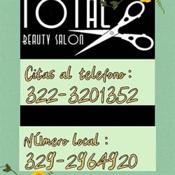 Horario de apertura Total Beauty Salon, Bucerías