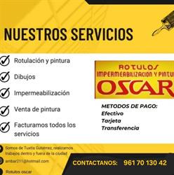 Rotulos oscar en Tuxtla Gutiérrez (Natalia Venegas) - Horario de apertura