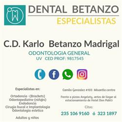 Horario de apertura Dental Betanzo, Misantla