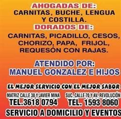 Horario de apertura Ahogadas Manolos, Guadalajara