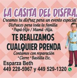 La Casita DEL Disfraz en Aguascalientes (Iv Centenario) - Horario de apertura