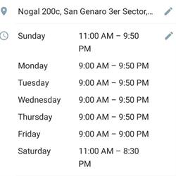 Horario de apertura Lomas Internet, General Escobedo