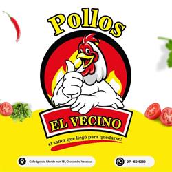 Horario de apertura Pollos El Vecino, Chocaman, Ver., 