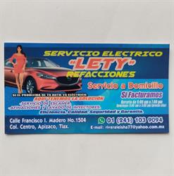 Servicio Electrico Lety en Apizaco (Centro) - Horario de apertura