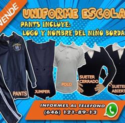 Horario de apertura Uniformes Tita, Ensenada