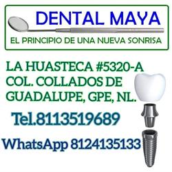 Horario de apertura Dental Maya, Guadalupe