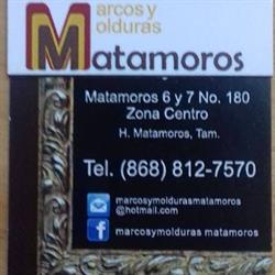 Horario de apertura Marcos y Molduras Matamoros, 