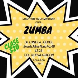 Horario de apertura Zumba Nueva Aragon, Ecatepec de Morelos