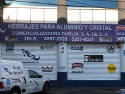 Horario de apertura Herrajes para aluminio y cristal ComDublin Naucalpan, 