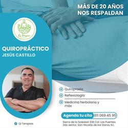 Horario de apertura Qi terapias, San Nicolás de los Garza